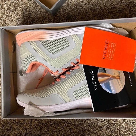 VIONIC AGILE JOJO GREY OMBRÉ SNEAKERS NIB SZ 7.5 - Picture 3 of 11